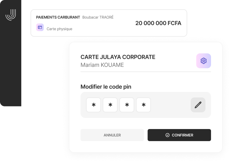 Modifier le pin